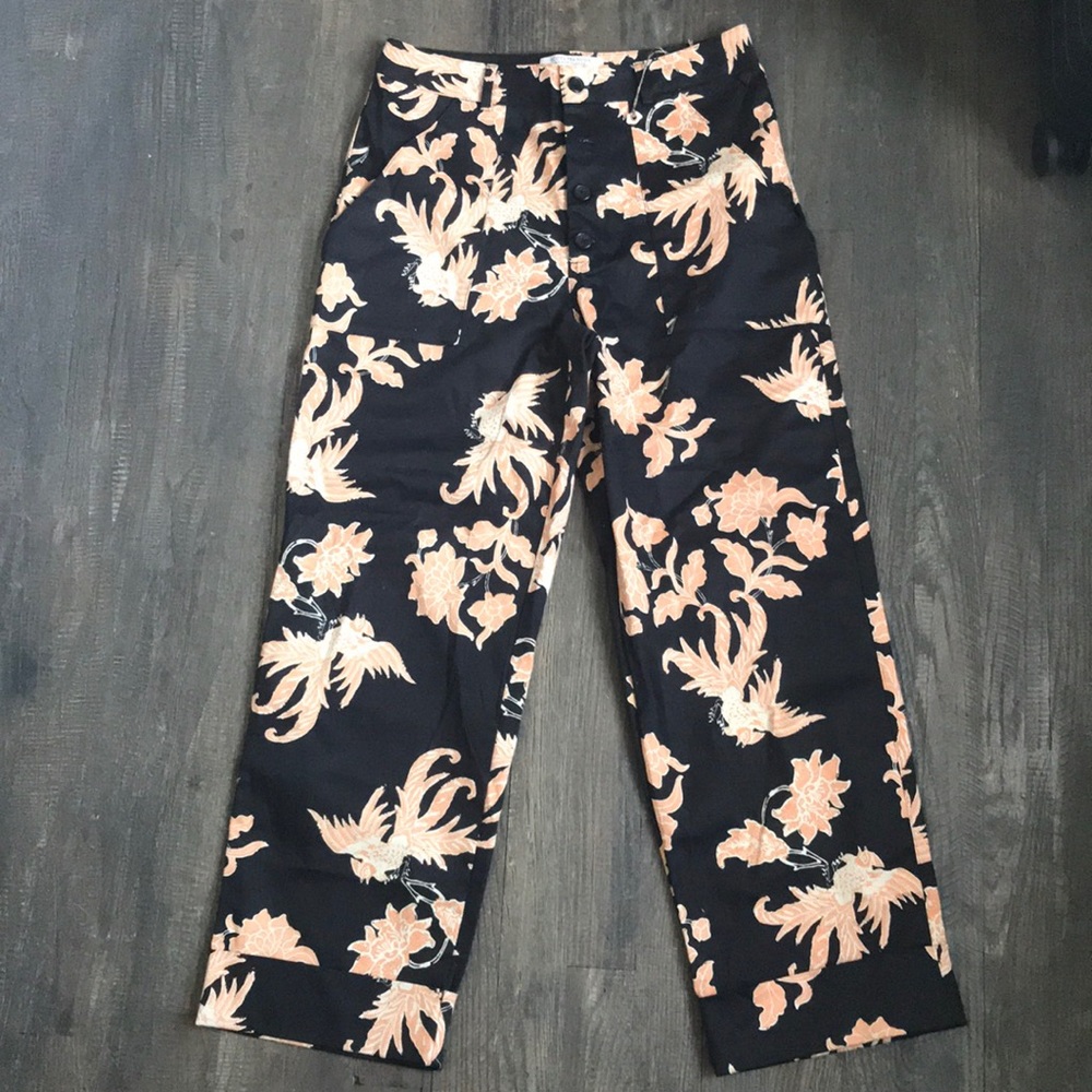 NWOT Scotch & Soda Maison Scotch Floral Pants sz 4